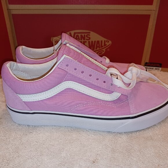 Vans Men's 7/Women's 8.5 Old Skool Lilac Purple Skate Shoes - Picture 1 of 12